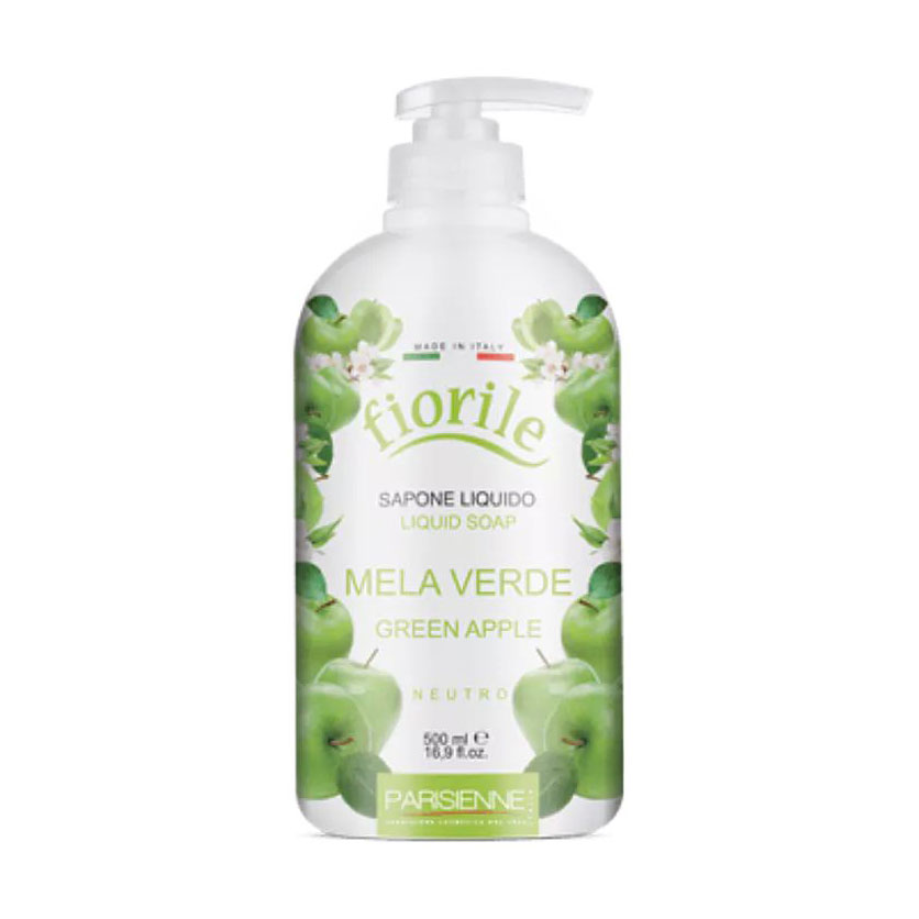 Рідке мило для рук Parisienne Fiorile Green Apple Liquid Soap, 500 мл